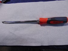 Snap-on Tools USA NEW RED Hard Handle 3/8" Flat Head Screwdriver SHD8R