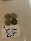 1923 Morgan Silver Dollar Set Of 4 #18
