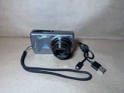Kodak Easyshare M580 14MP Digital Camera Silver w/ Micro USB Cable 8gb SD Card