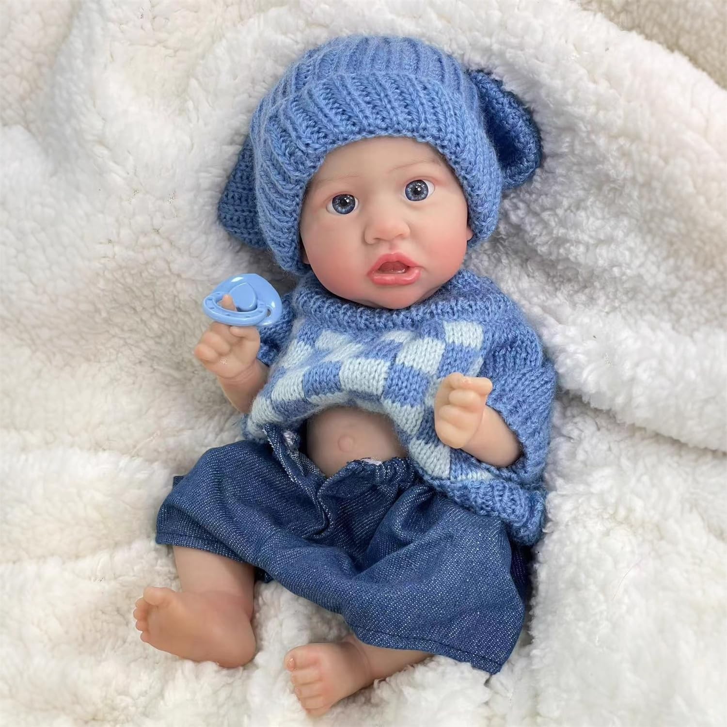 Boy 12 Inch Realistic Full Body Silicone...