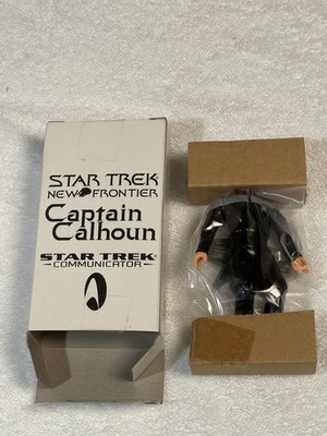 1998 Star Trek Communicator New Frontier Captain Calhoun Figure Brand New W/box