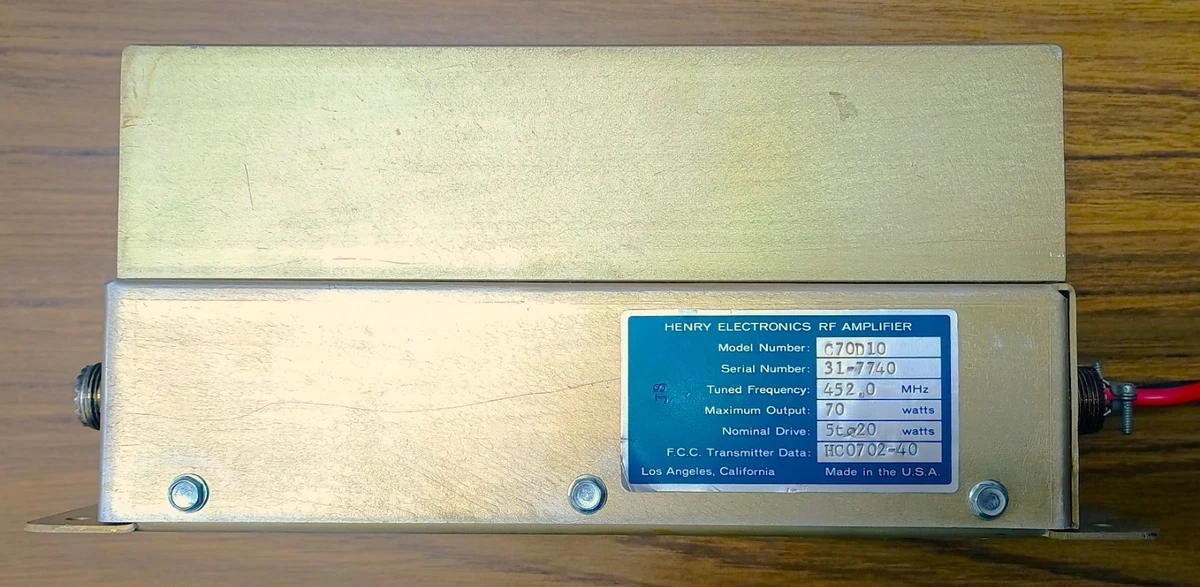 Uhf Rf Amplifier In Ham Radio Amplifiers for sale | eBay