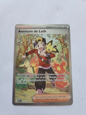 Pokémon JCC Aventure de Luth Full Art 236/182 Français Dresseur Supporter - Photo 1/4