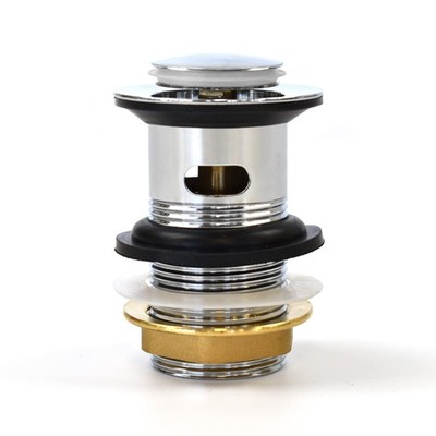 Xcel Home Geschlitzter Chrom Click Clack Waschtisch Ablaufgarnitur - 1er-Pack, 