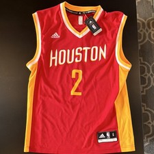 adidas Houston Rockets Patrick Beverley #2 NBA Jersey Red Yellow White Size S