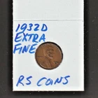 1932D   XF  LINCOLN  CENT ~ TOUGH to get HI GRADE **EXTRA FINE** #35P free ship