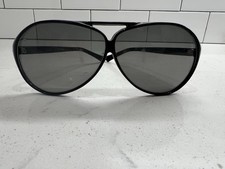 Vintage Foster Grant Black On Black Aviator Sunglasses