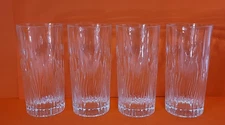 4 RCR Royal Crystal Rock FIRE Highball Glasses 5 3/4oz Vintage