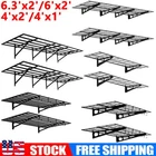 2PCS 6x2/4x2/4x1 ft Garage Storage Shelving Wall Mounted Heavy Duty Shelves Rack