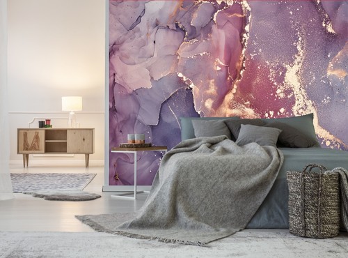 Marmor Textur Wandbild Fototapete Abstrakte Kunst Schlafzimmer Modernes Dekor - Bild 5 von 9