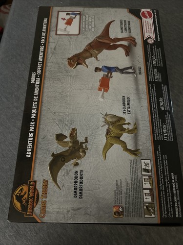Jurassic World Chaos Theory Darius Adventure Pack Camp Kreide Mattel NEU - Bild 3 von 6