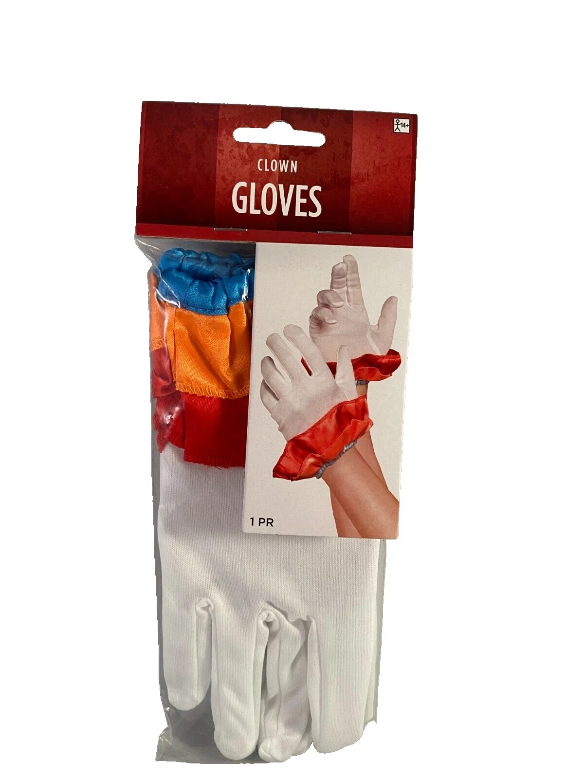 Guantes de disfraz de poliéster Payasos y circo