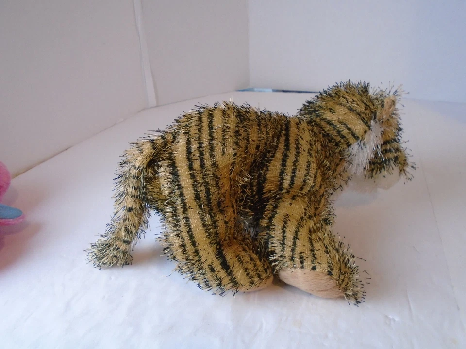 Ganz Webkinz Tiger Plush Toy Striped Wild Cat Stuffed Animal NO CODE T - Image 4 of 4