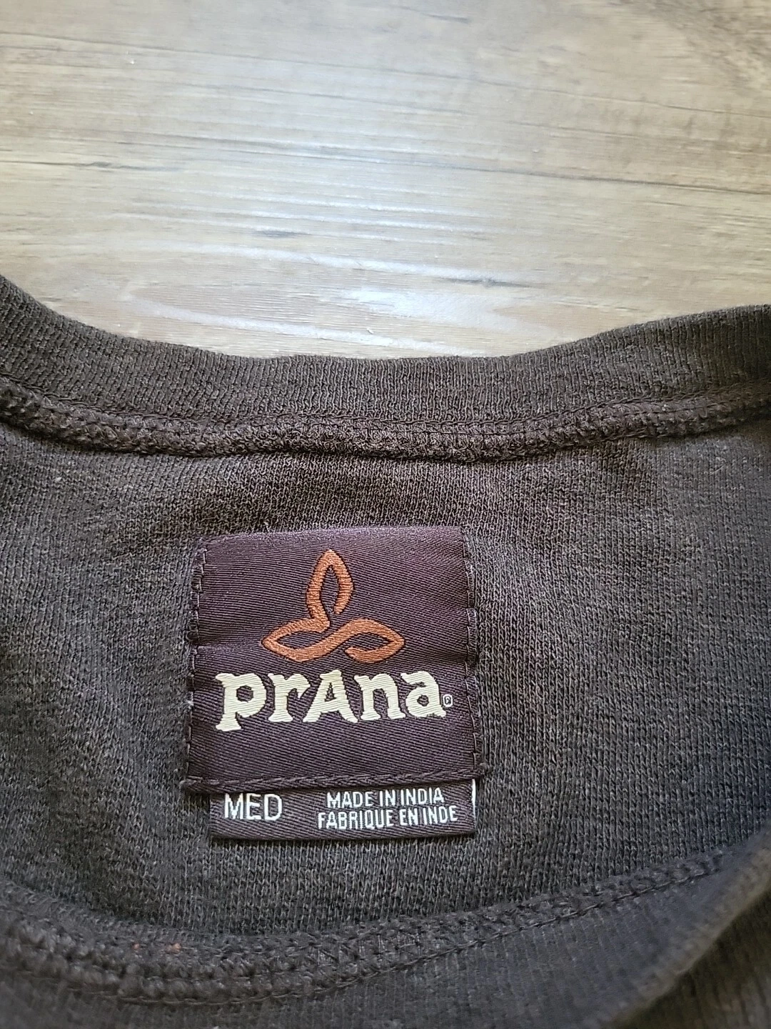 prana striped long sleeve crew neck knit organic cotton shirt