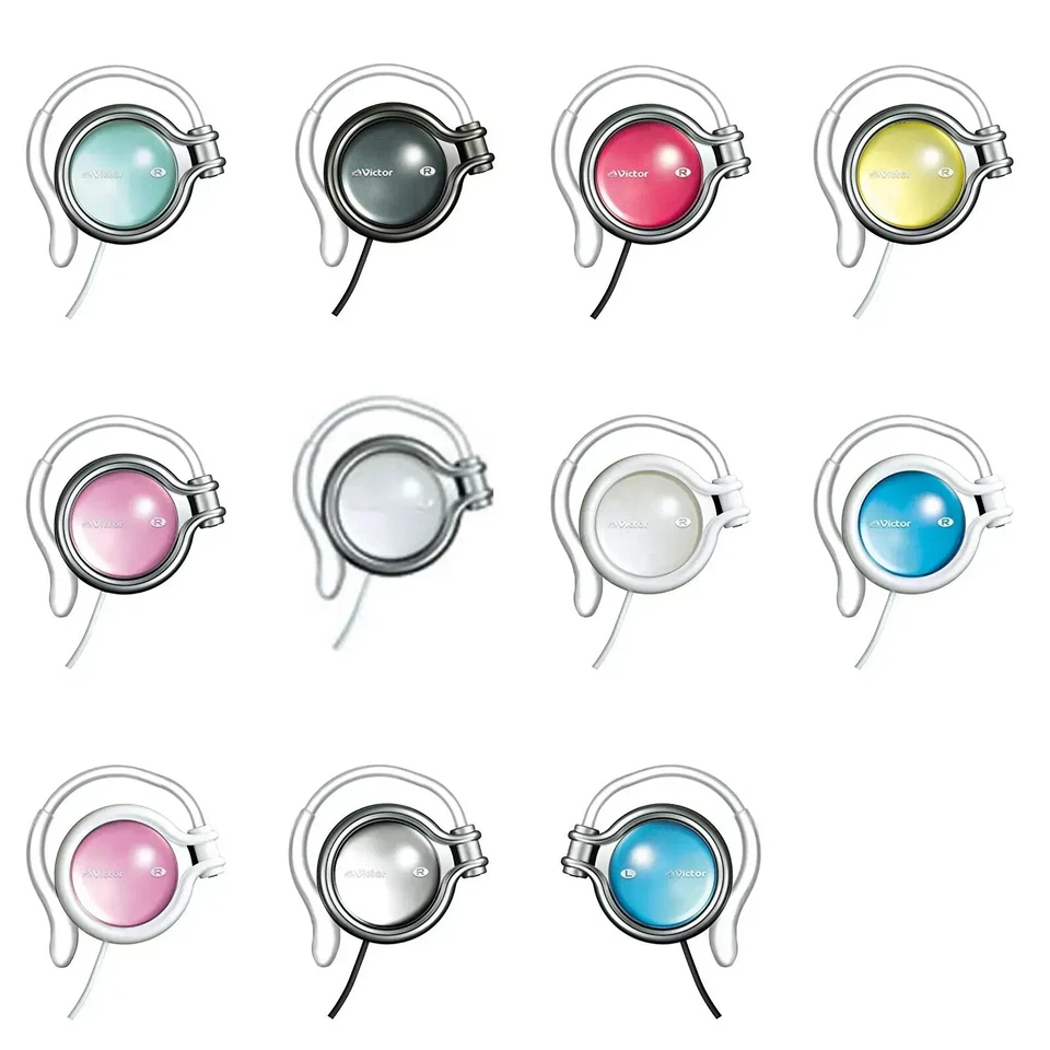 JVC KENWOOD JVC HP-AL102 Open-Ear Headphones Clip-On Style Earphones Multiple Colors Japan