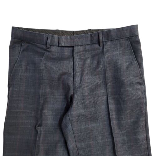 Ben Sherman Blue Check Full Suit Jacket (38) & Trousers (32) UK Men's M K580 - Picture 7 of 10