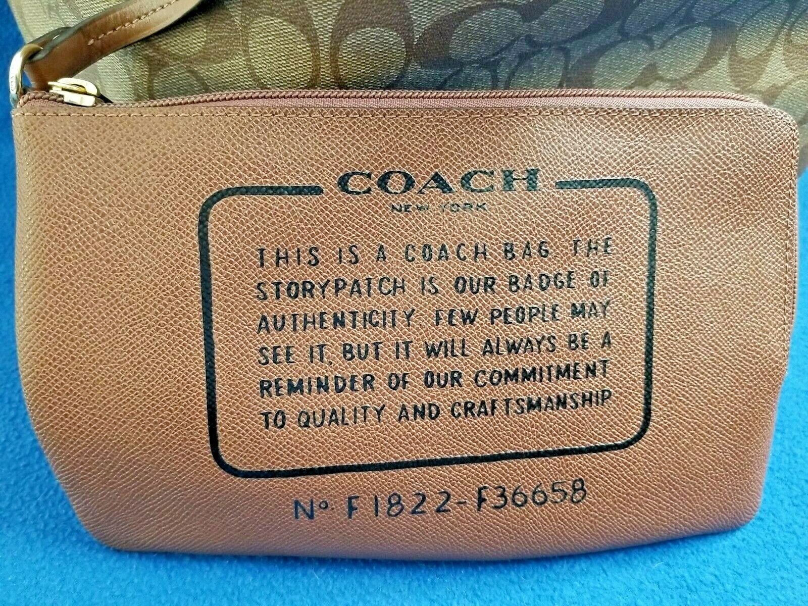 coach reversible pvc city signature tote