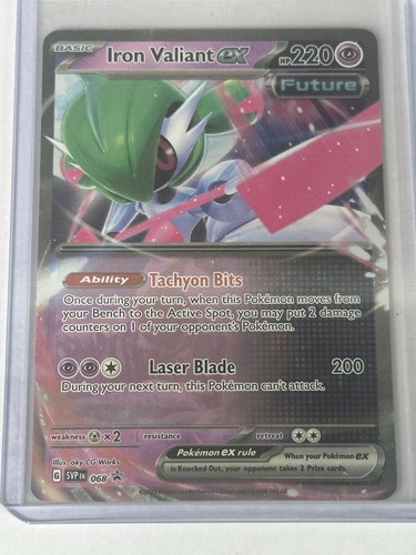 Iron Valiant EX SVP068 Pokemon TCG Scarlet & Violet Black Star Promo Near Mint