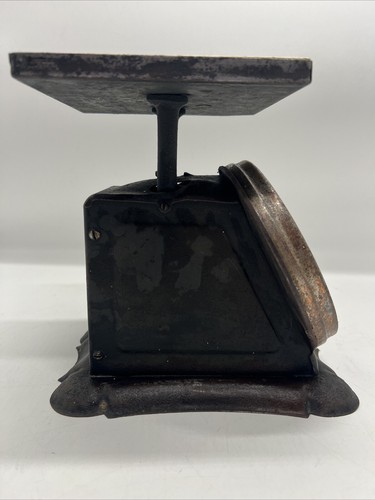 Vintage Metal Columbia Family Scale 24lbs Black Kitchen Scale - Picture 6 of 8