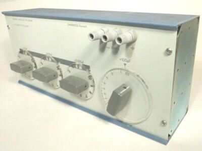 DANBRIDGE  DECADE CAPACITOR  BOX DK4AV - Tested / Working .1uF - .001uF X 100pF