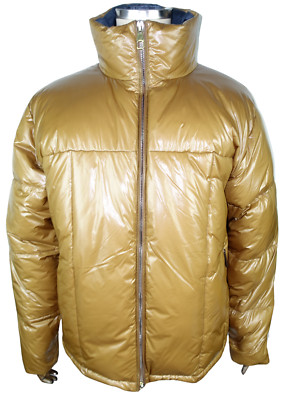 £1148 ALFRED DUNHILL NEW CARAMEL GOOSE DOWN FEATHER PUFFER JACKET 44 54 XL ITALY