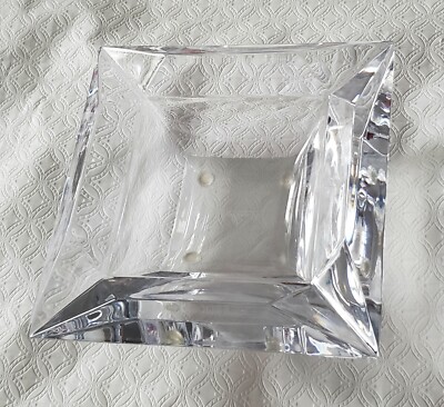 その他 BVLGARI Rosenthal Crystal Ashtray Auth Bvlgari Rosenthal Crystal Glass Cigar Ashtray 11.5cm