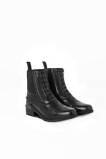 !! IN STOCK: HORZE - Kingston Women's Jodhpur Boots with Double Zipper - Black I