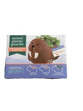 Animal Planter Grow Kit Winston Walrus Vermiculite Soil & Mint Seeds NEW