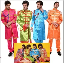 HOT The Beatles Pepper's Lonely Hearts Club Band John Lennon Costume Uniforme