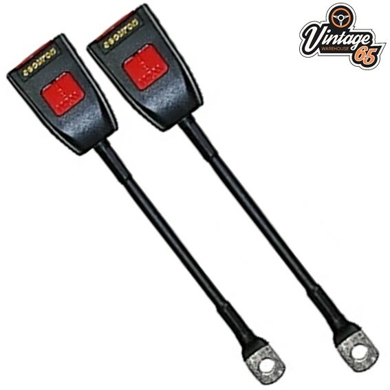 Vintage Warehouse 65 Securon Seat Belt Buckle Stalk Long 30cm Flexy