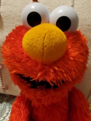 Sesame Street Tickle Me Elmo Red Plush Toy Laughs, Shakes And