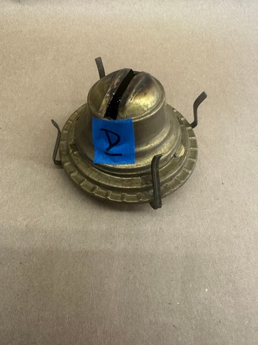 Vintage Lamp Part Brass Kerosene Gas Oil Burner Wick 7/8" 3 x 2 1/8" #D - Picture 2 of 6