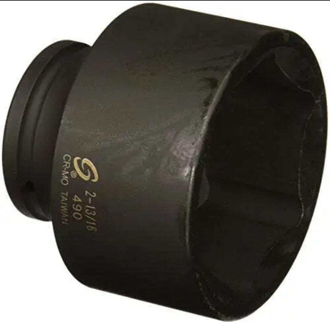 Sunex 2-13/16” 3/4 Drive Impact Socket – Chrome Molybdenum Steel, Heavy-Duty, Lifetime Warranty, Perfect For Industrial And Automotive Use