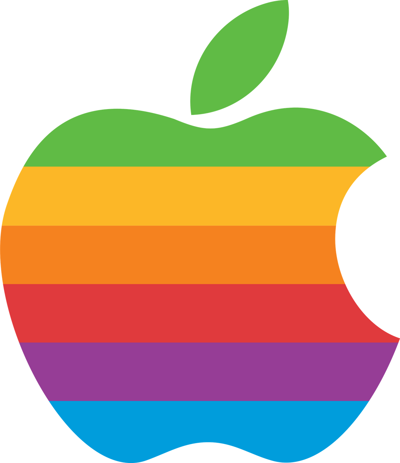 Apple computers logo weatherproof  bumper vinyl decal
