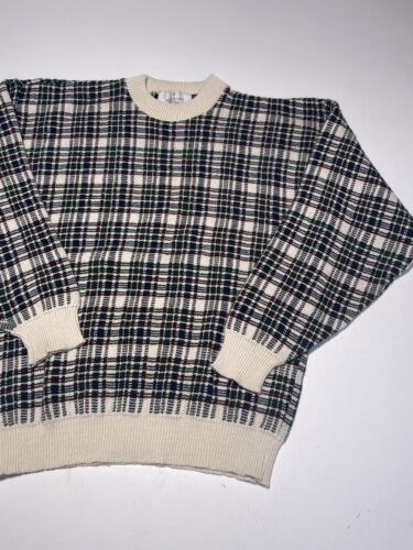 Vintage Bill Blass Sweater Mens M Medium Multicolo