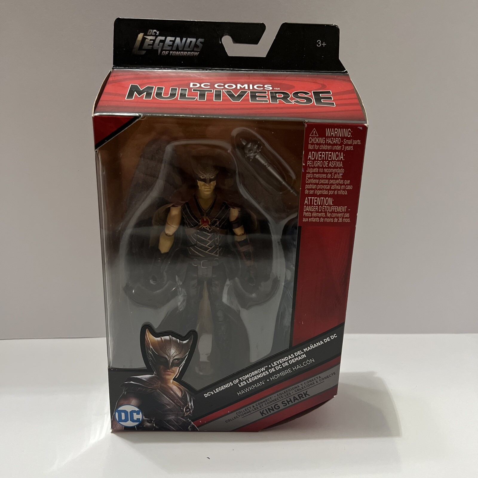 Mattel DC Comics Multiverse Legends Of Tomorrow Hawkman w/ C&C King Shark - NIB