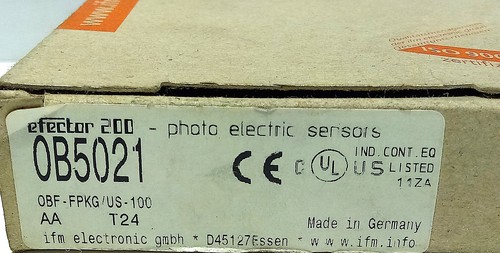 Efector OBF-FPKG/US-100 OB5021 10-30 V DC Fiber Optic Amplifier - Picture 2 of 3