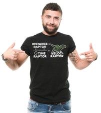 Velociraptor Funy T-shirt Geek Shirt Birthday Gift Funny Mens T-shirt Unisex Tee