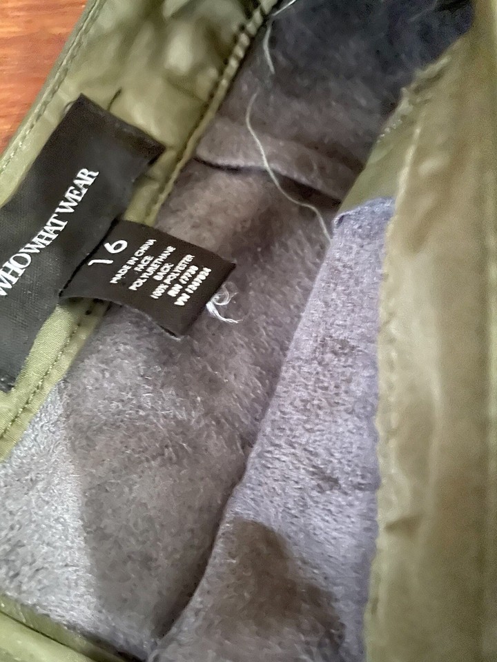 Who What Wear Womens Green Faux Leather Skirt Size 16 eBay