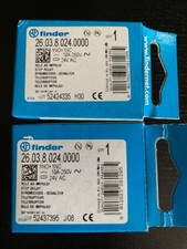 2 Stück Finder Stromstoß Schalter Unterputz 1 Schl, 1 Ö 24 V wie Eltako