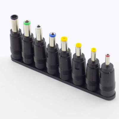 8 Stück Universal AC DC Netzteil Stecker Ladegerät Spitzen für PC Notebook Laptop etc.