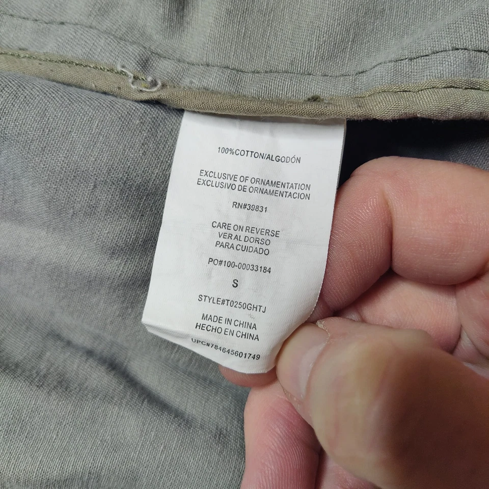 Chaqueta utilitaria militar JOLT pequeña camuflada gris algodón cremallera completa con capucha para mujer Foto 4 de 4