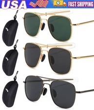 Aviator Sunglasses Premium Military Pilot Ultraviolet Mens Polarized Sunglasses