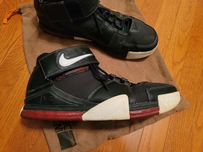 nike lebron zoom 2 black crimson mens