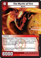 Kaijudo X1 THE MYSTIC OF FIRE Foil Rare #39/55 12MYS The 5 Mystics DUEL MASTERS