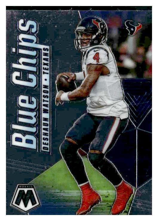 2020 Panini Mosaic #BC11 Deshaun Watson Blue Chips