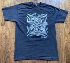 Vintage 90s Bakari Art Shirt Size Large Black Single Stitch Made In USA Tribal