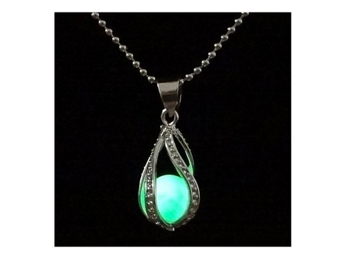 The Little Mermaid Glow Necklace | Glowing Pendant | Ideal Gift for Her - Picture 4 of 6