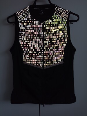 NIKE AEROLOFT FLASH RUNNING VEST GILET SIZE S (799883 010) BLACK