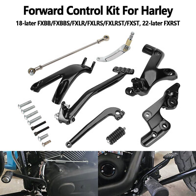 Vorverlegte Fußrastenanlage Kit Für Harley Street Bob Low Rider S Softail 18-ON